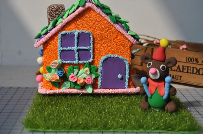 Микро моделирования творческий пейзаж экологическая газон декоративная бутылка