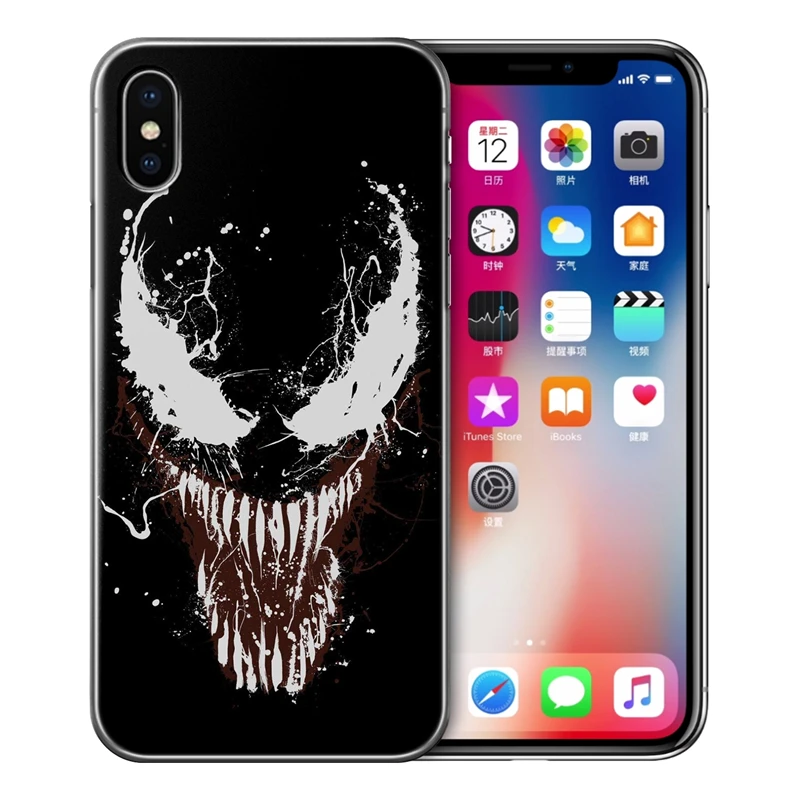 Чехол для iPhone 5 5S SE 6 6S 7 8 XS X Max Plus Coque Venom BB-8 чехол телефона с изображением Микки