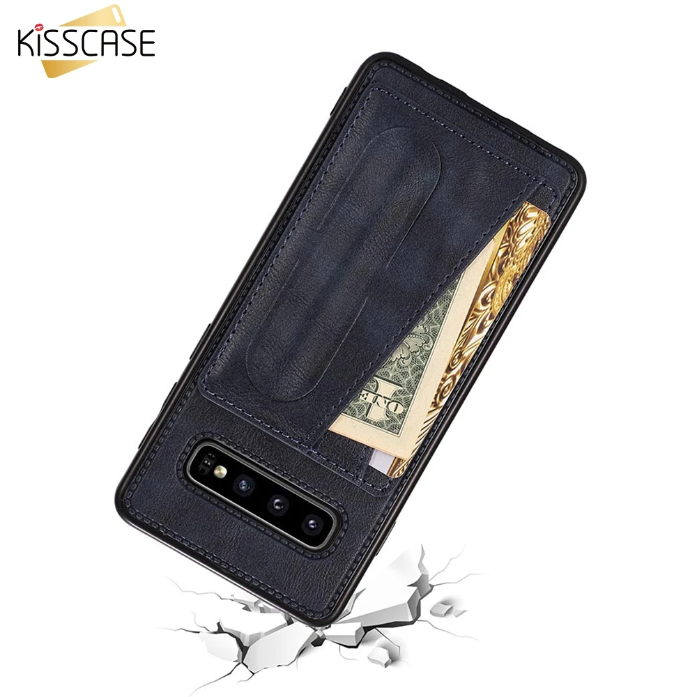 KISSCASE Retro Case For Samsung S8 S9 S10 Plus PU leather S10E Note9 M10 M20 M30 Capinhas |