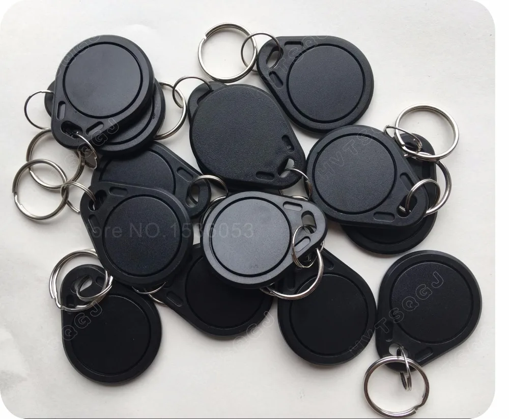 500 шт./пакет S50 RFID 13 56 Mhz IC Tag маркерный ключ КОЛЬЦО карты синий красный черный nfc tag |