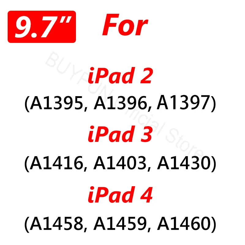 For iPad 2 3 4 Закаленное стекло для защиты экрана для Apple iPad air для Ipad Pro 10,5 дюймовая Защитная пленка для iPad air mini 1 2 3 4 5 - Цвет: For iPad 2 3 4