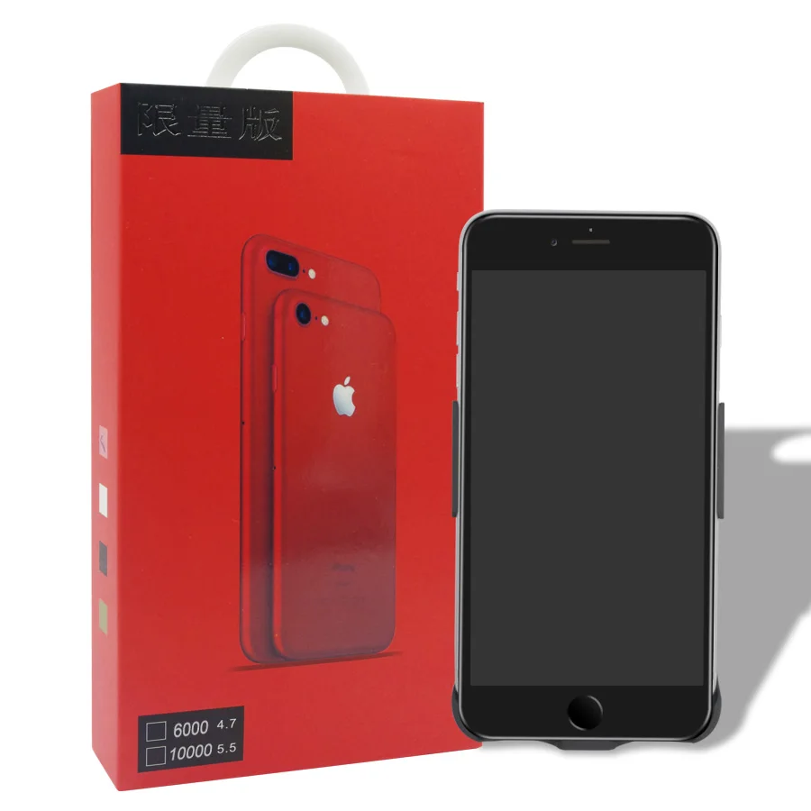 Чехол для зарядного устройства PINZHENG 5000/8000 mAh iPhone 6 6s Plus чехол внешний аккумулятор