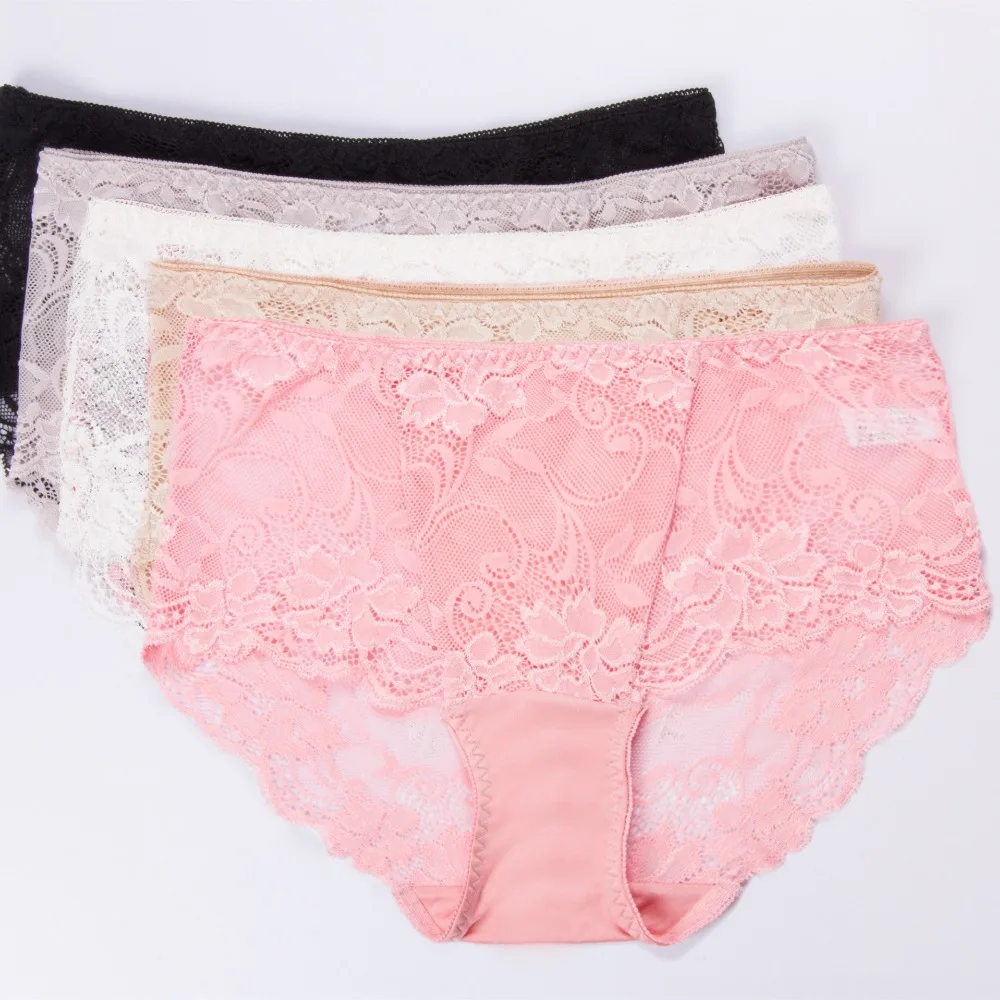 GUIYI женские бесшовные трусы из натурального шелка кружевное дышащее нижнее белье