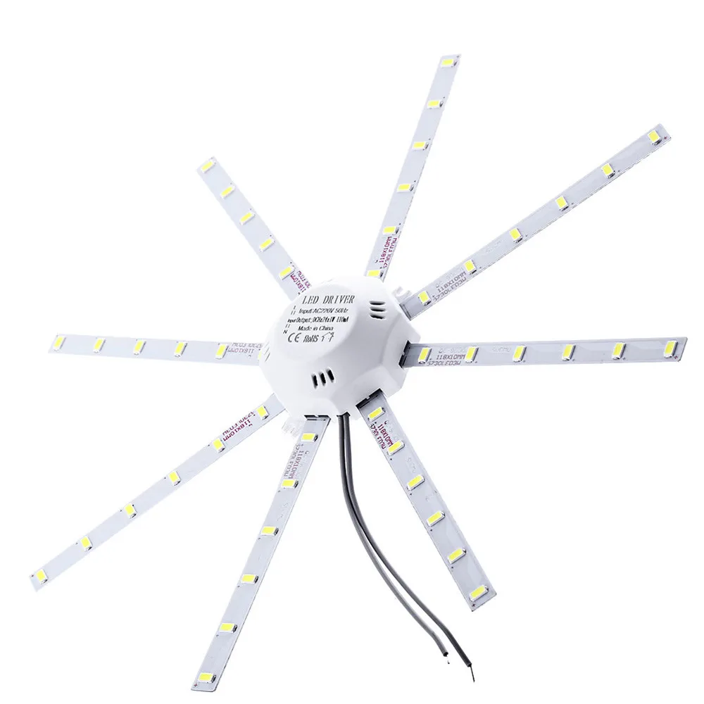 24W 900lm 24 LED 5730 SMD Светодиодная потолочная лампа Осьминог круглое освещение