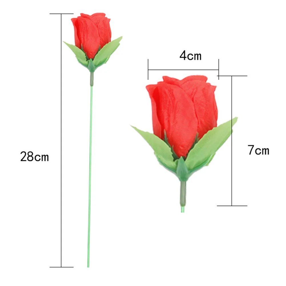 Классический подарок пламя появляющийся цветок факел Роза-огонь иллюзия игрушки
