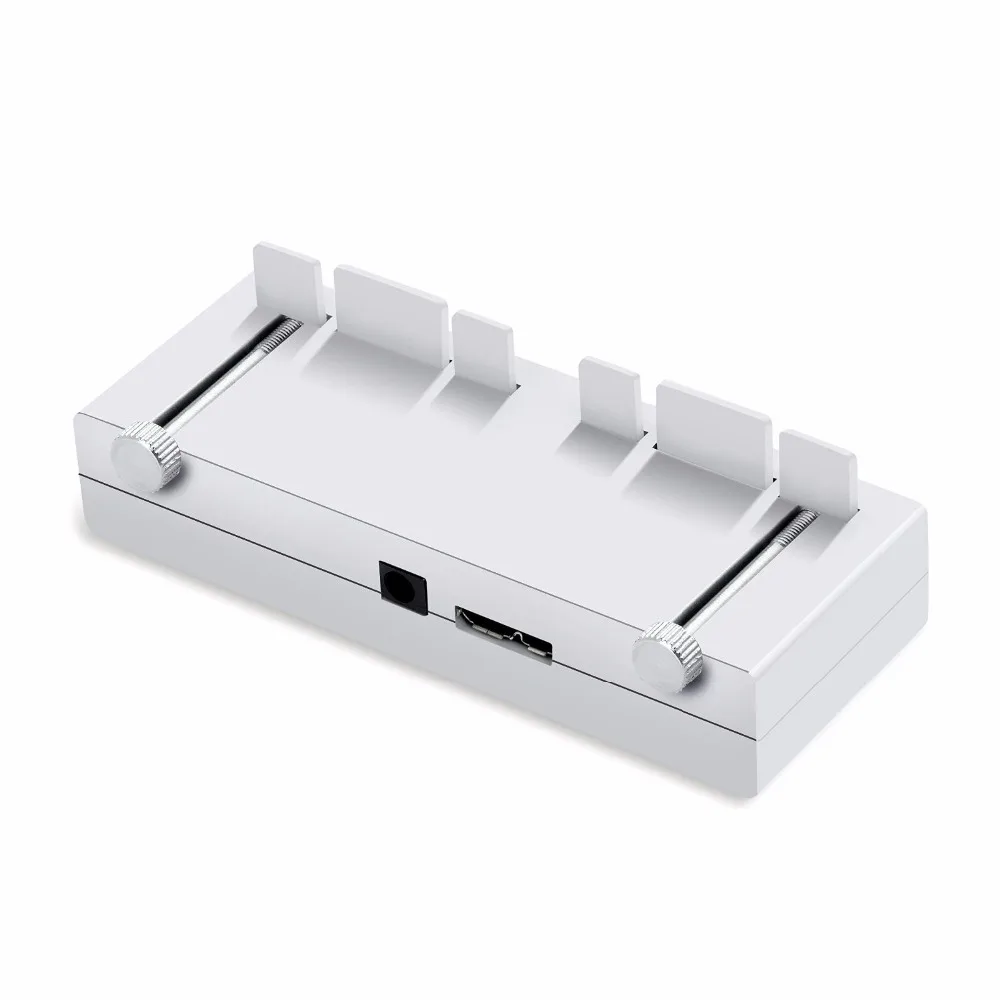 Высокая Скорость 4 Порты USB 3.0 концентратор с 2-футов кабель Портативный Алюминий