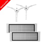 Запасные части для робота-пылесоса xiaomi mi, боковая щетка 2 шт. и Hepa фильтр 2 шт., основная щетка