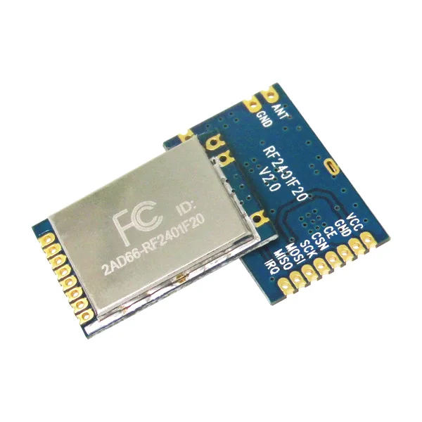 10 компл./лот RF2401F20 большой диапазон 20 дБм 2 4 ГГц nrf24l01 + модуль 100 мВт pa lna с