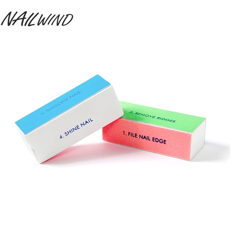 NAILWIND 1 шт Красочный 4 способ использования маникюрный спонж для маникюрного