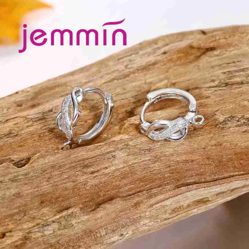 Серьги-кольца женские из серебра 925 пробы с музыкальными нотками | Украшения и