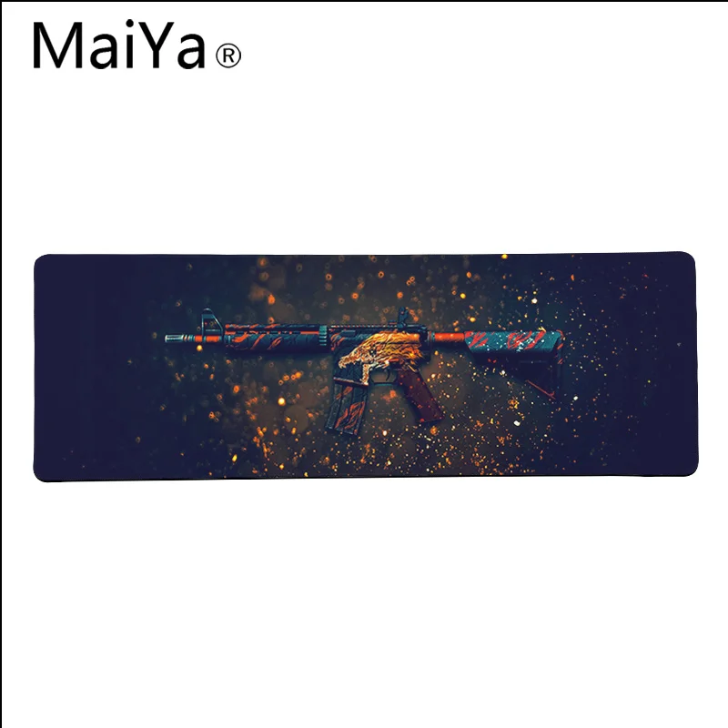 Maiya высококачественный CSGO guns M4A1 AK47 уникальный настольный коврик игровой для мыши