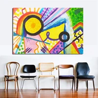 oil painting canvas home decor art inspired by kandinsky wall pictures for living room modern no frame picture