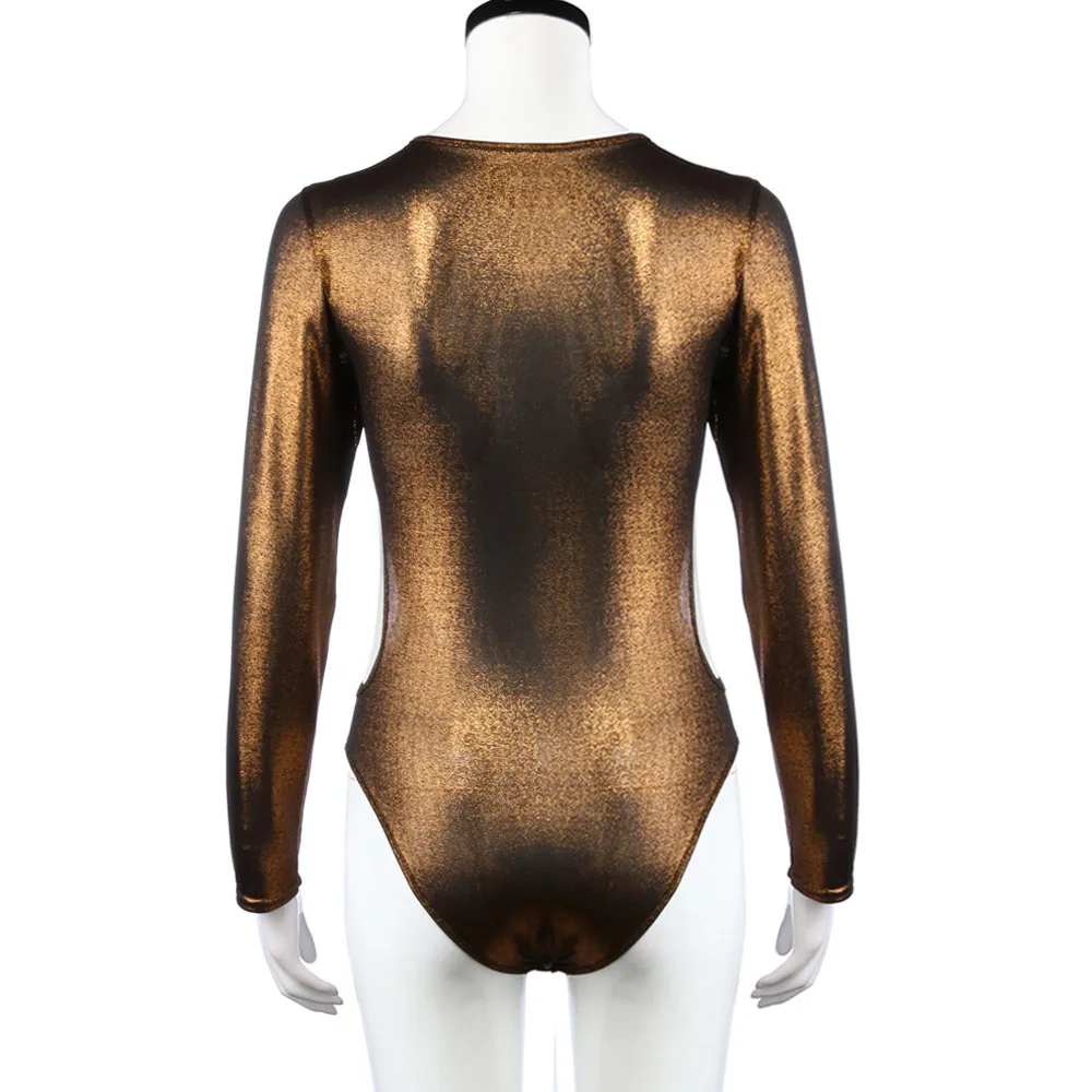 Весна Лето Новинка 2019 сексуальный летний женский комбинезон с золотыми полыми