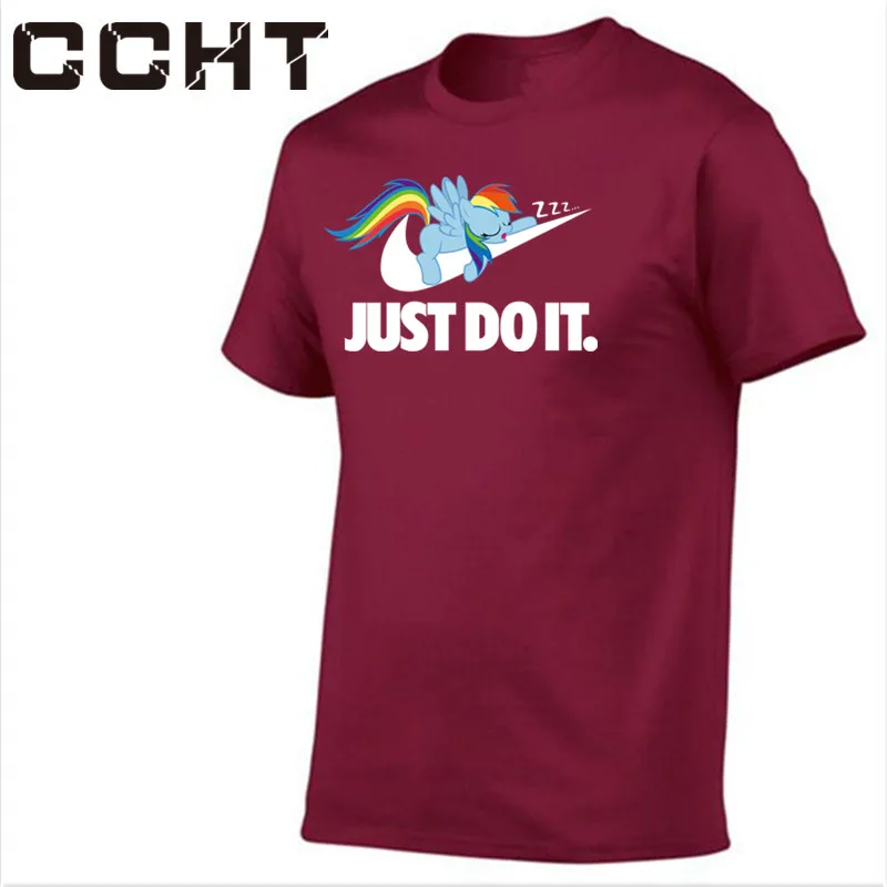 Pokemon футболка реальности игры Snorlax Just Do it позже забавная мужская одежда camisetas hombre с