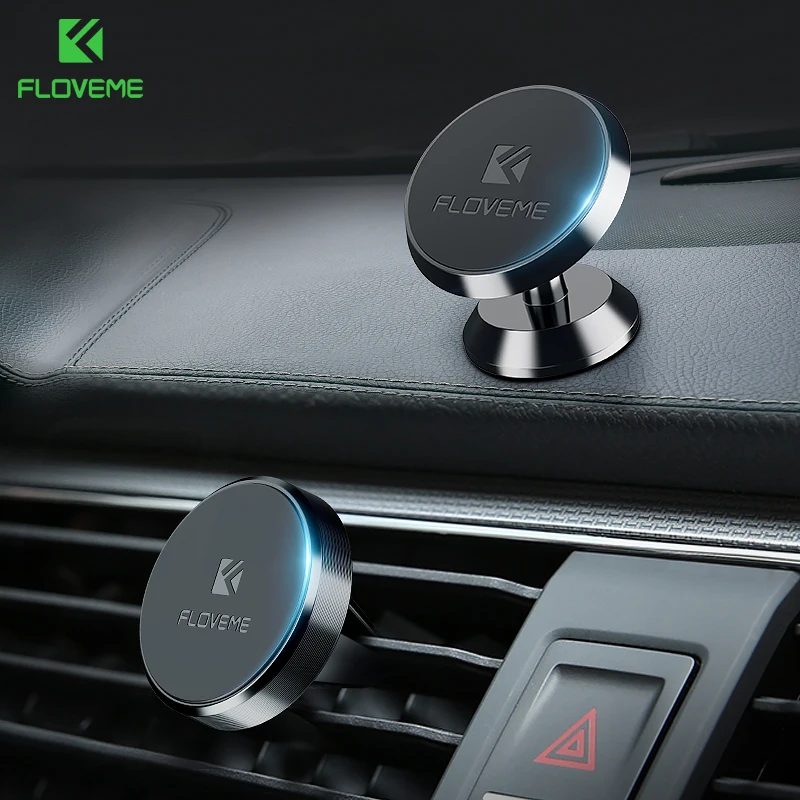 

FLOVEME Magnetic Car Phone Holder for iPhone XS MAX Xiaomi Magnet Mount Car Holder for Phone in Car 2 Style Mobile Phone Holders