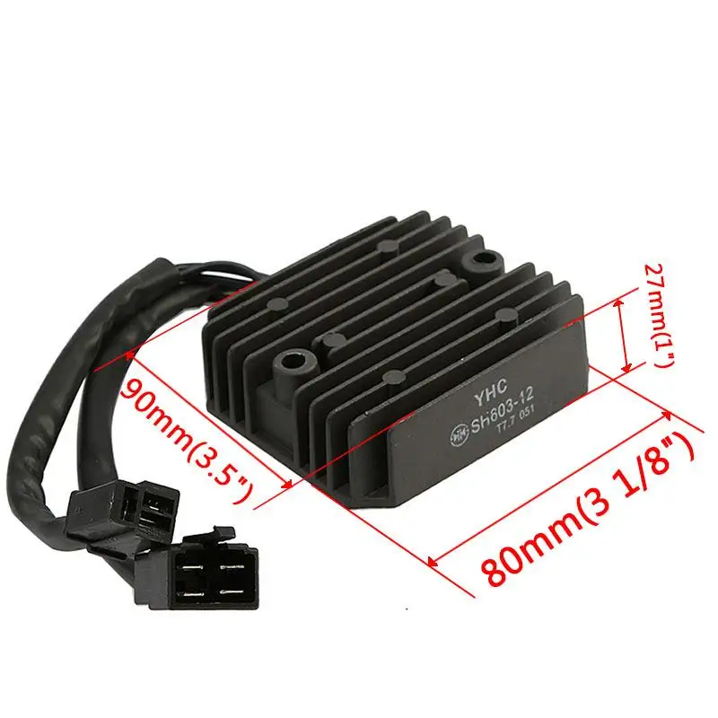 Новый мотоцикл регулятор напряжения мостовой выпрямитель с ребра радиатора для
