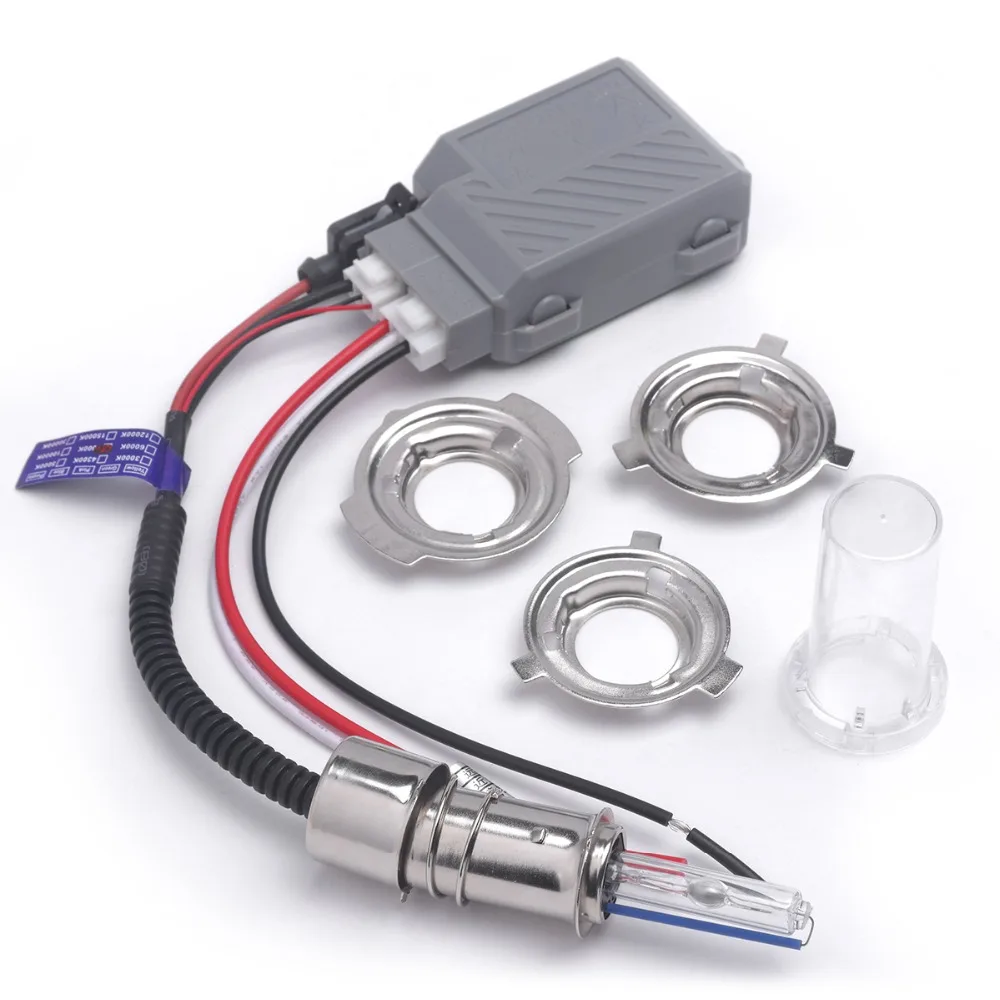 35 Вт Xenon moto rcycle HID kit Фары H4 BA20D H6 Hi/Lo 6000K фары универсальные противотуманные лампы