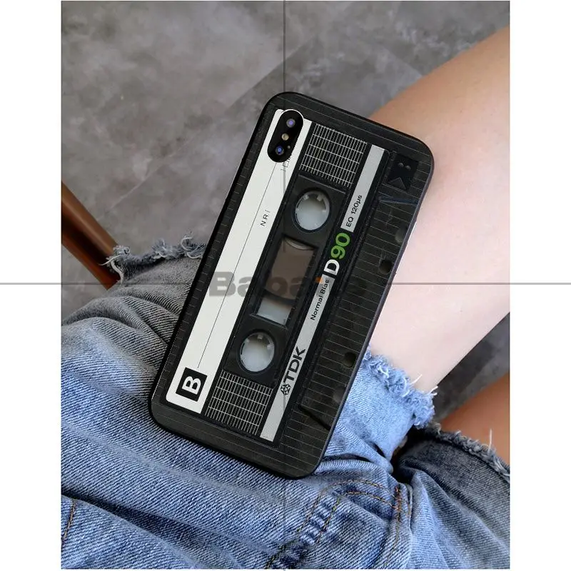 Babaite Retro Camera Cassette Tapes TPU Soft Phone Case Cover for Apple iPhone 8 7 6 6S Plus X XS MAX 5 5S SE XR Mobile Cover