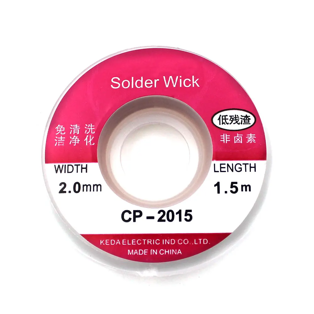 CP-2015 Solder Wick Новое поступление, Электрический паяльник с регулируемой температурой 220 В, 60 Вт, ручка для паяльной станции, инструмент для сварки и ремонта - Цвет: CP-2015 Solder Wick