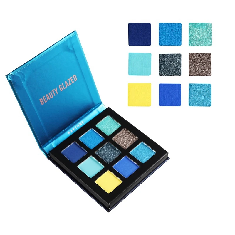 BEAUTY GLAZED 9 оттенков мерцающие матовые тени для век макияжная палитра стойкие