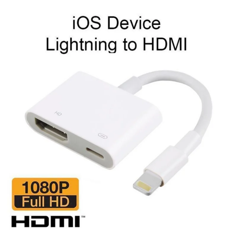 Для iPad к HDMI адаптер для iOS цифровому AV 4 K Кабельный разъем USB 1080 P HD адаптеры Iphone X