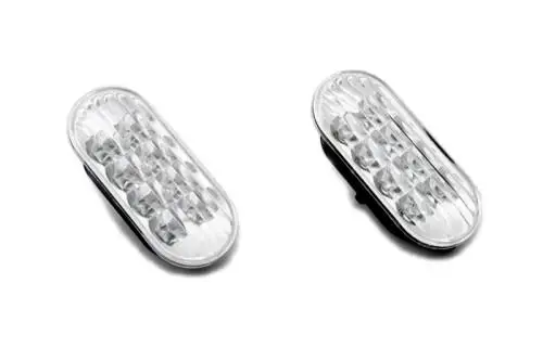 

Car Accessories LED Side Marker Light (Clear Lens Amber LED) for vw Golf MK4