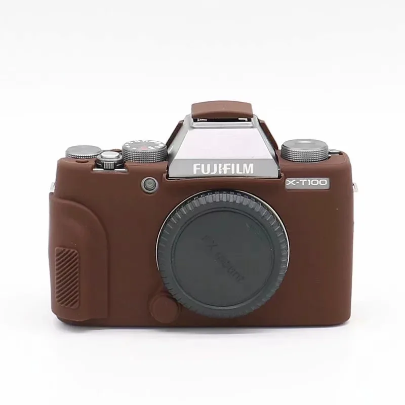 Мягкий защитный чехол для камеры Fuji XT100 резиновый чехол для камеры Fujifilm XT100 беззеркальная система Камера Сумка Чехол