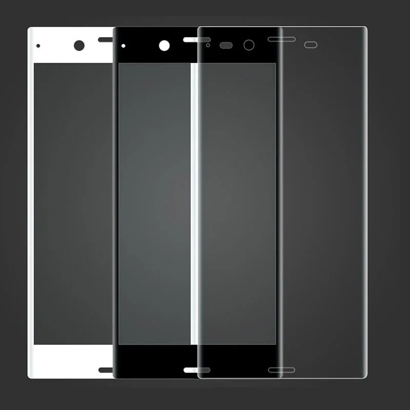 9H 3D закаленное стекло LCD изогнутые полноэкранные протекторы чехол для Sony Xperia X/X