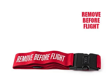 remove before flight 1 шт. индивидуальная упаковочная лента с паролем, багажный ремень, дорожная сумка, посылка, ремень для пилота, любитель авиации, летный экипаж - Цвет: remove before flight