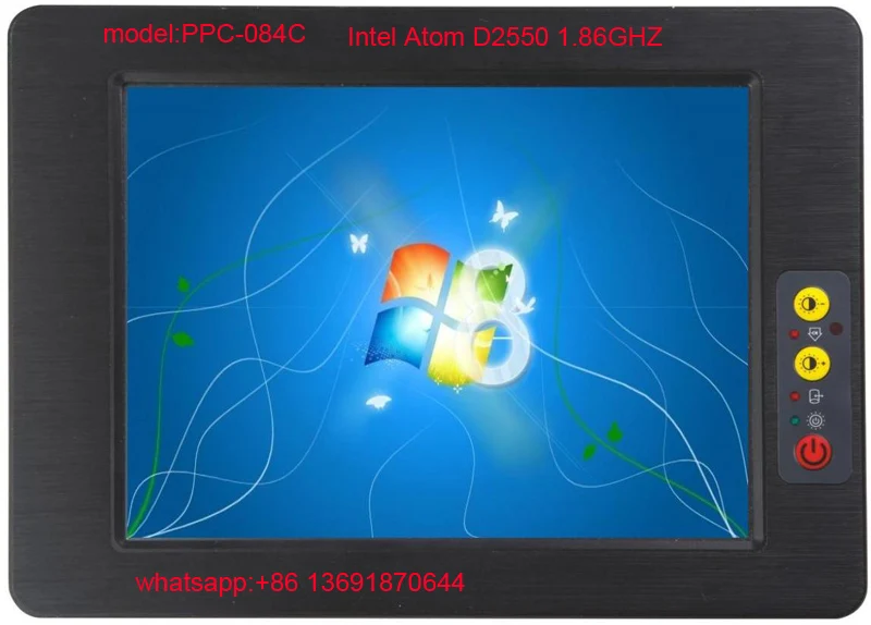 Preise Hochwertige Touchscreen 8,4 Zoll Industrie-panel-computer Mini Lüfterloses Windows & Linux System