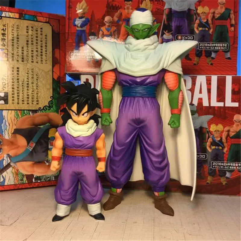 2Pcs Opp Bag Dragon Ball Z Piccolo против Гоку прыжки битвы Cloakd Ver. Bick кисть Гоку Saiyan ПВХ Рисунок DBZ Коллекция Модель 25 см - Цвет: 2Pcs Opp Bag