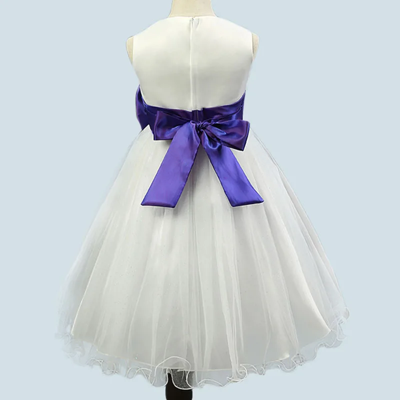2018 Горячие Платья для девочек на свадьбу свадьбы театрализованного белый