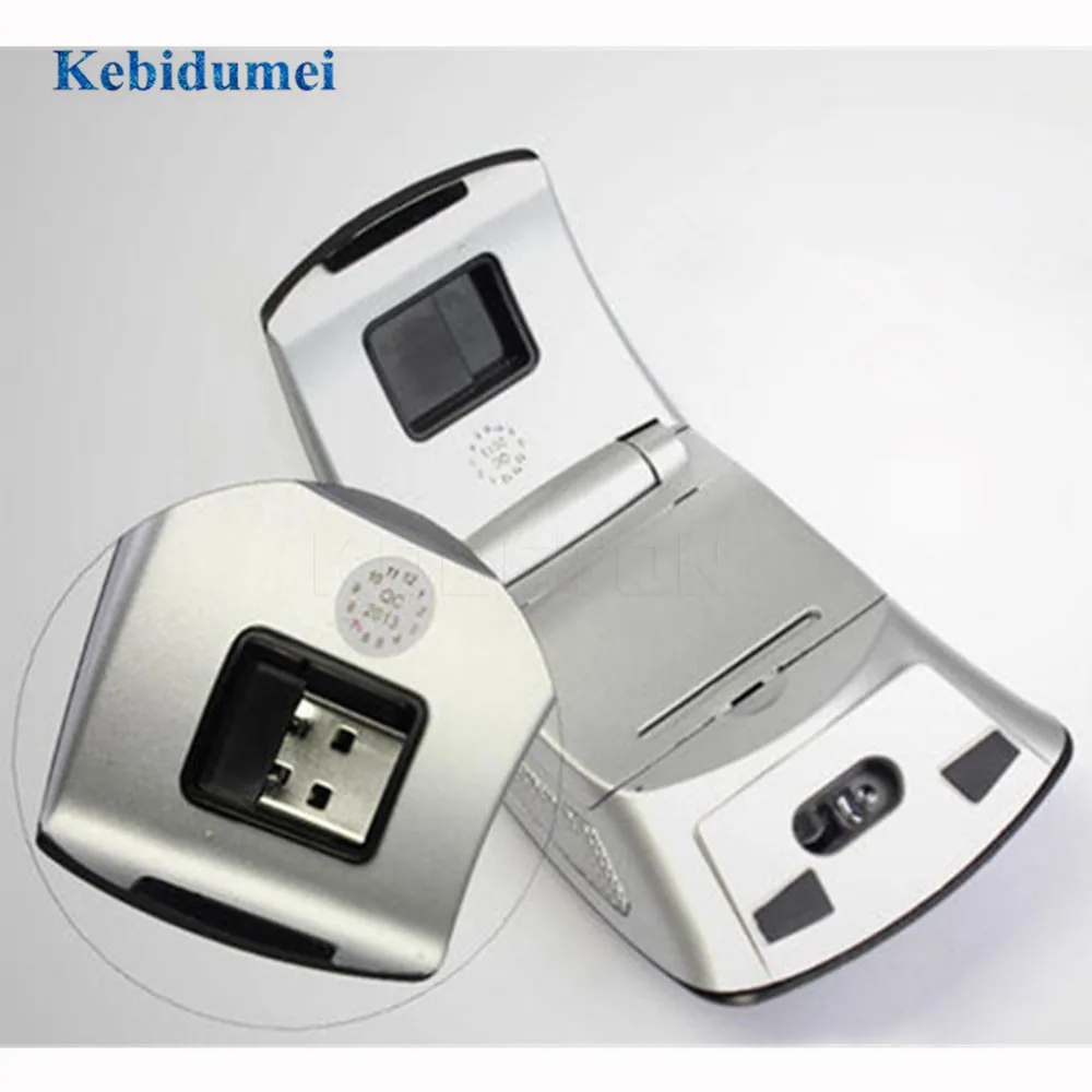 Складная Беспроводная оптическая мышь kebidumei 2 4 ГГц мини USB приемник для планшета