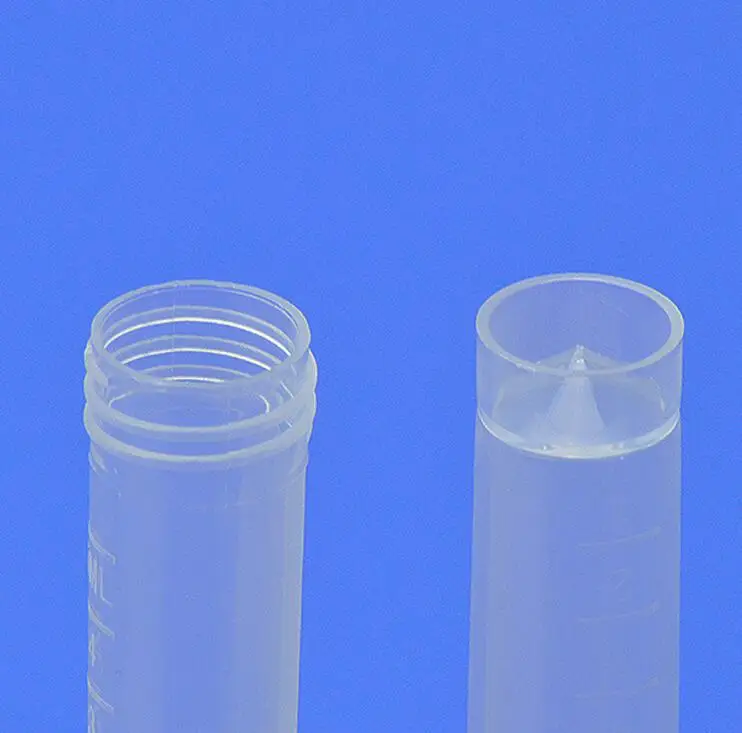 1000pcs/lot Experiment Supplies Polypropylene 5ml Freezing Tube with silica gel gasket | Refillable Bottles