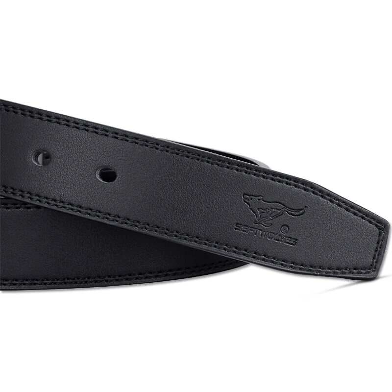 Septwolves кожаный ремень с натуральным лицевым покрытием повседневные стильные