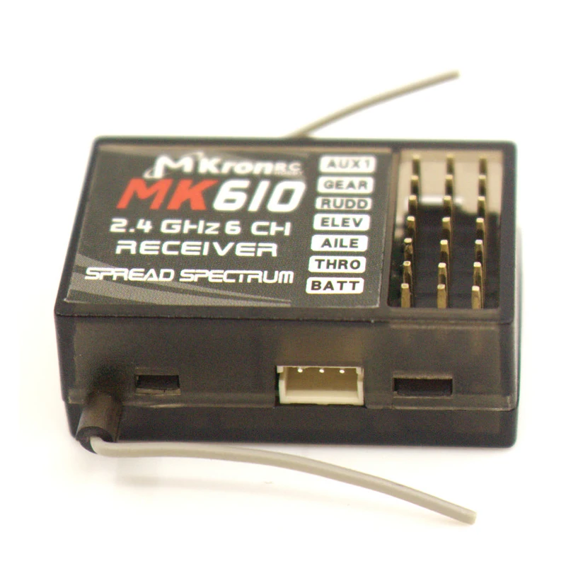 DSM2 MK610 AR6100 2 4G 6CH Радиоуправляемый приемник привязной разъем подходит для SPEKTRUM JR