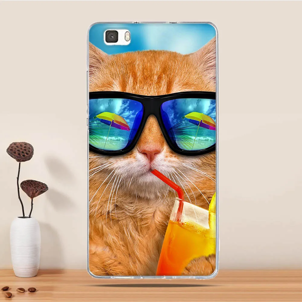 Чехол для Coque huawei P8 Lite, чехол, силиконовый чехол для Capas huawei P8 Lite, ALE-L21 чехол, чехол для huawei P8 Lite