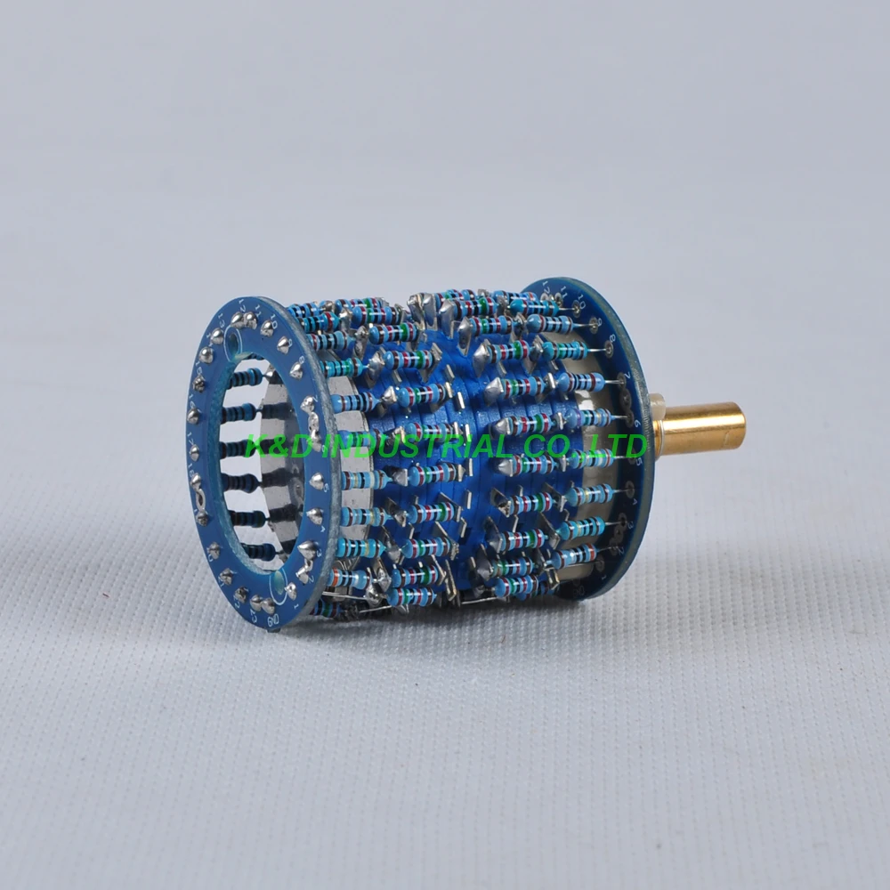 1 шт. 24 ступенчатый аттенюатор тип лестницы регулятор громкости Pot Log 25KA стерео для