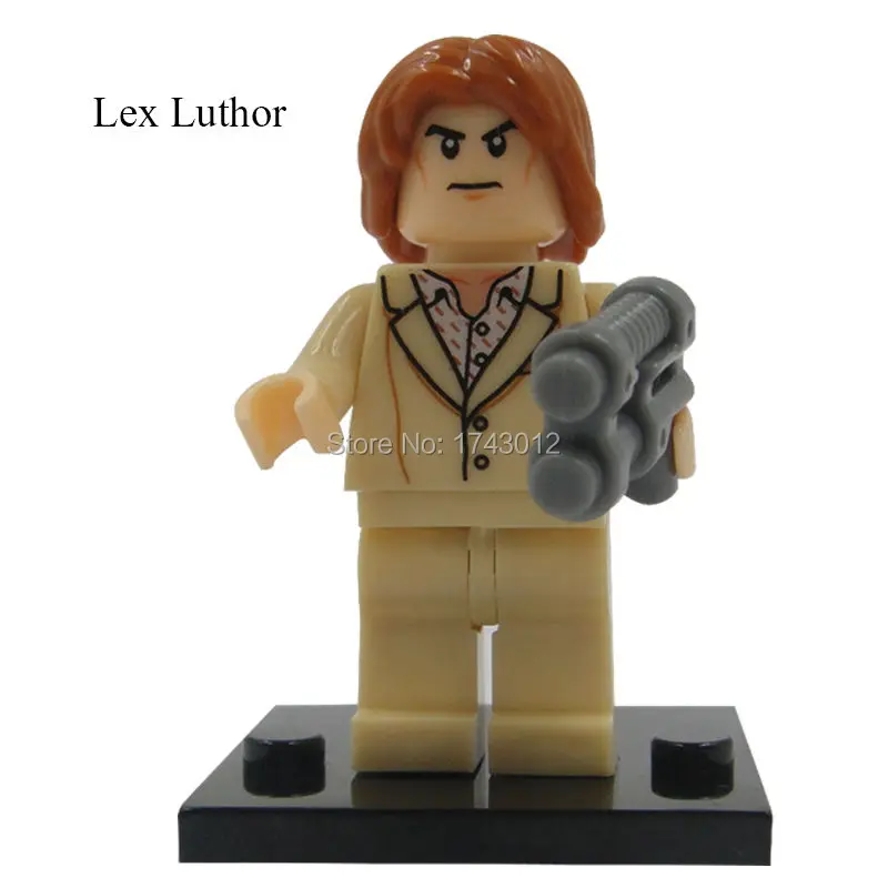 30 шт. строительные блоки Супер Герои Лекс Лутор Пираты Бэтмен красный капюшон