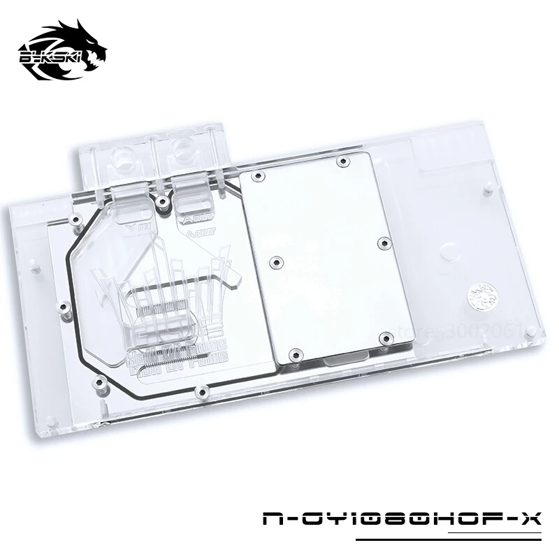 Водоблок BYKSKI используется для GALAX GTX1080/1070Ti HOF/GTX1070/1080 HOF лимит издание/полное покрытие видеокарта медный блок RGB