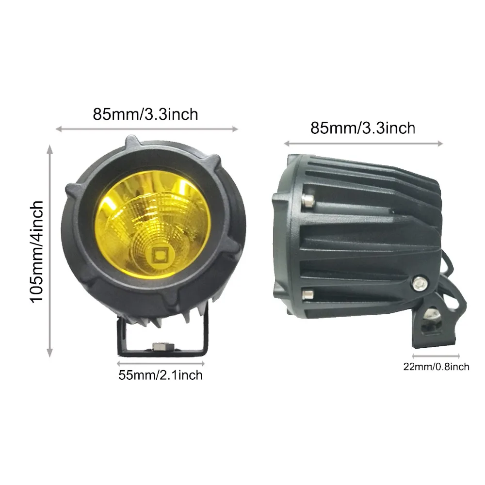 3.3&quot 25W LED Work Light Fog 12V 24V Motorcycle Decorative Lamp For Truck 4x4 SUV Offroad Car Accessories | Автомобили и