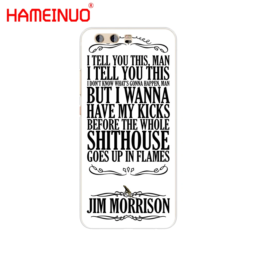 Чехол HAMEINUO с надписью The Door Джим морнизон чехол для телефона huawei Ascend P7 P8 P9 P10 P20 lite