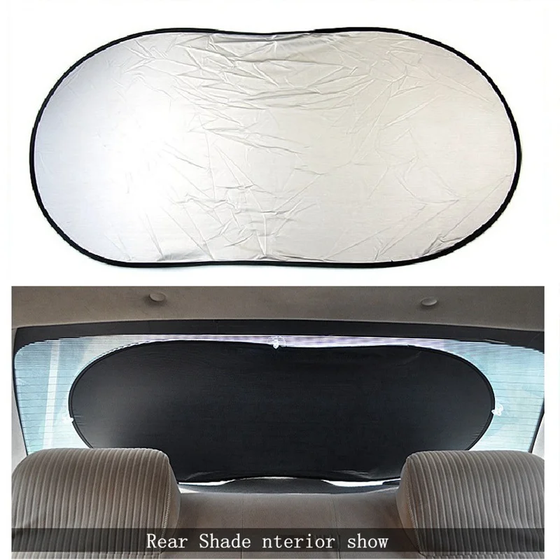 

LMoDri Auto Rear Window Sun Shade Car Windshield Window Foils Solar Protection Visor Cover Block Sunshade Foldable Cover