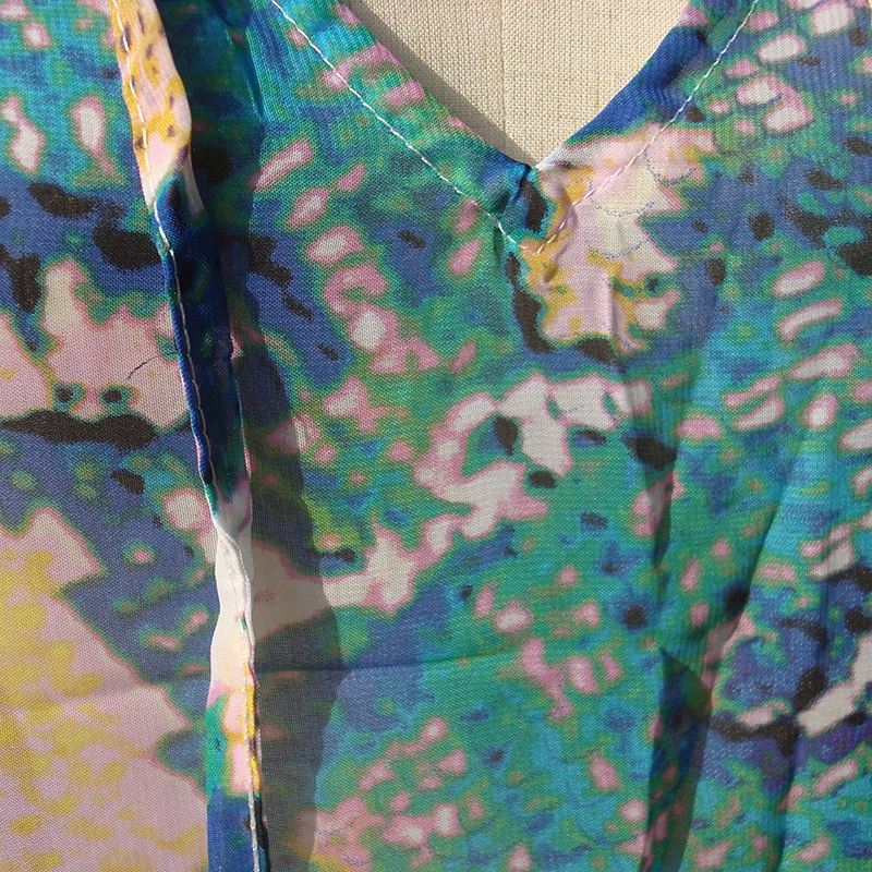Pareo Scarf Women Beach Sarongs Beach Cover Up Summer Chiffon Scarves Geometrical Design Plus Size Towel Hot Selling