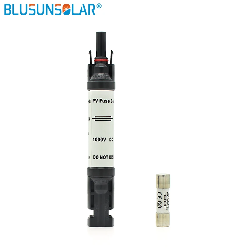 

Wholesale 100 Pcs/lot Hot Selling New Male To Female PV Solar Fuse Holder PV Fuse Connector For System Protection LJ0138 Solar