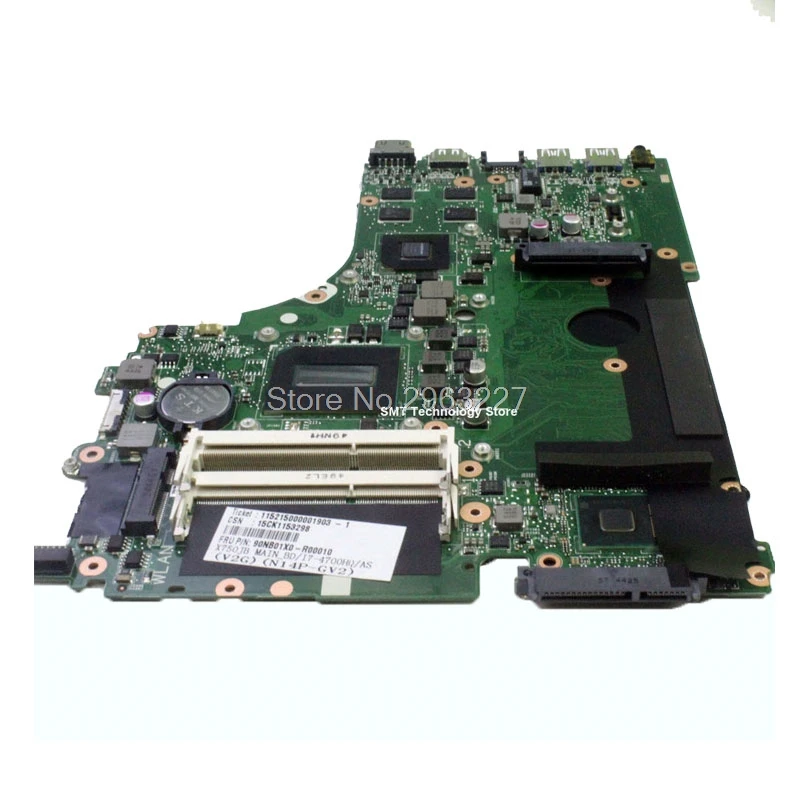 X750JA материнская плата i7 4700HQ REV2.0 для For Asus K750J K750JA ноутбука Тест ОК|motherboard for asus|mainboard