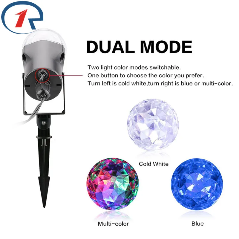 Светодиодный уличный светильник ZjRight водонепроницаемый проектор для дома