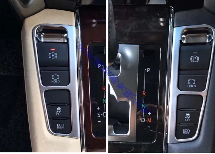 Для- Toyota Alphard Vellfire AH30 автомобиль ABS хромированная Автомобильная электронная рамка тормоза крышка отделка правый руль