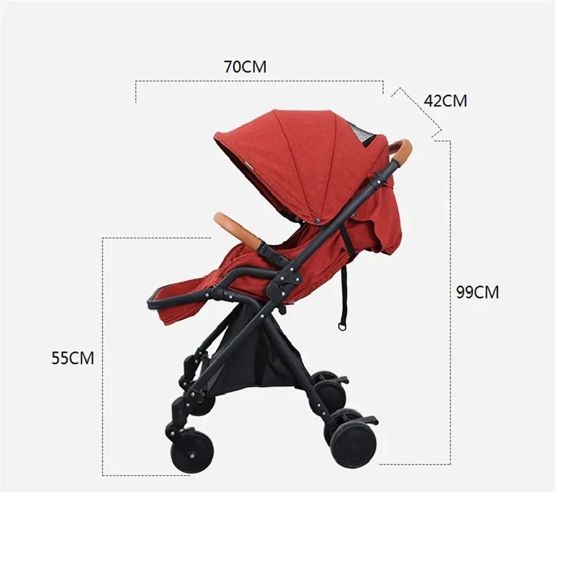 Детская коляска складной зонт Handcart детский ультра-легкий портативный удобный