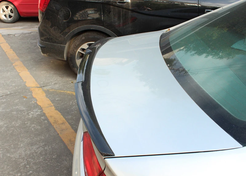 Для Audi A4 S4 B8 украшение автомобиля 2009 2010 2011 2012 M4 Стиль углеродного волокна задний спойлер багажника